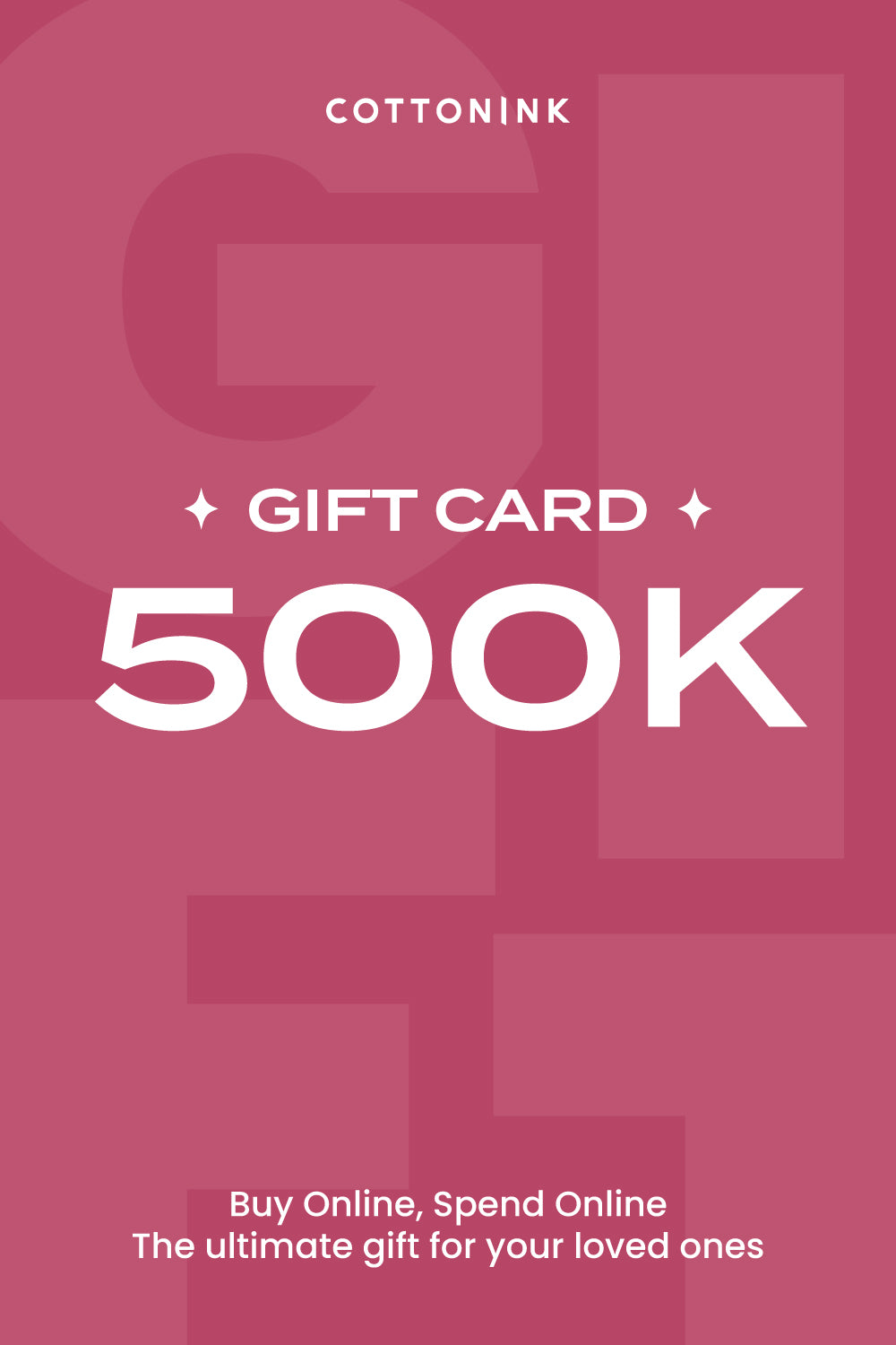COTTONINK Gift Card 5OOK