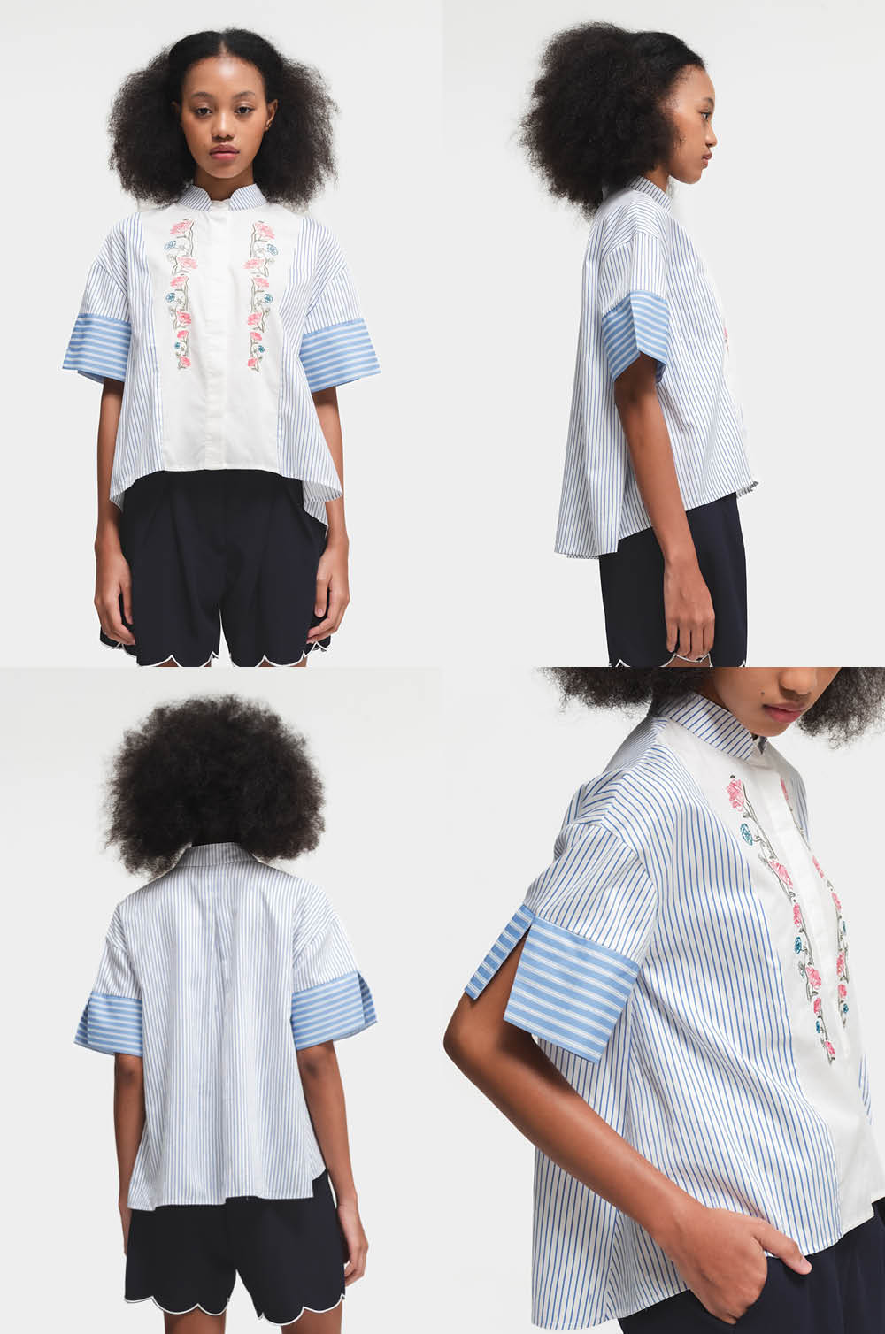 Blue Striped Atalia - Defect Sale