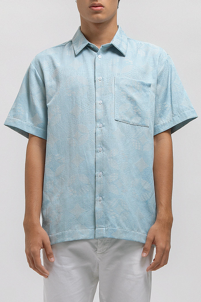 Aksara Kawung Biru Muda