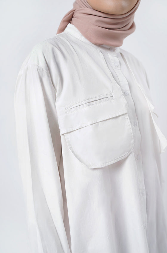 Syaline Hijab - Alana Off-white