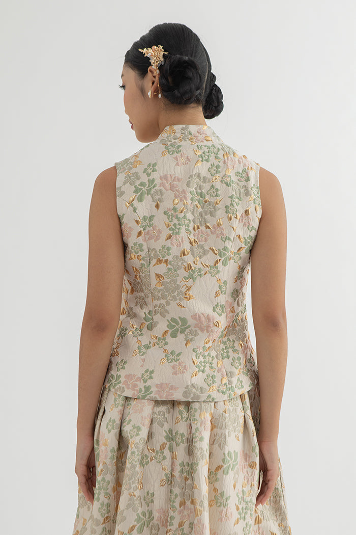 Beige Floral Lian