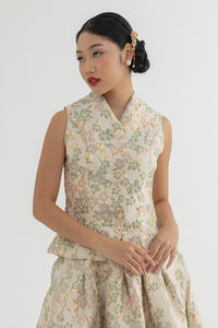 Beige Floral Lian