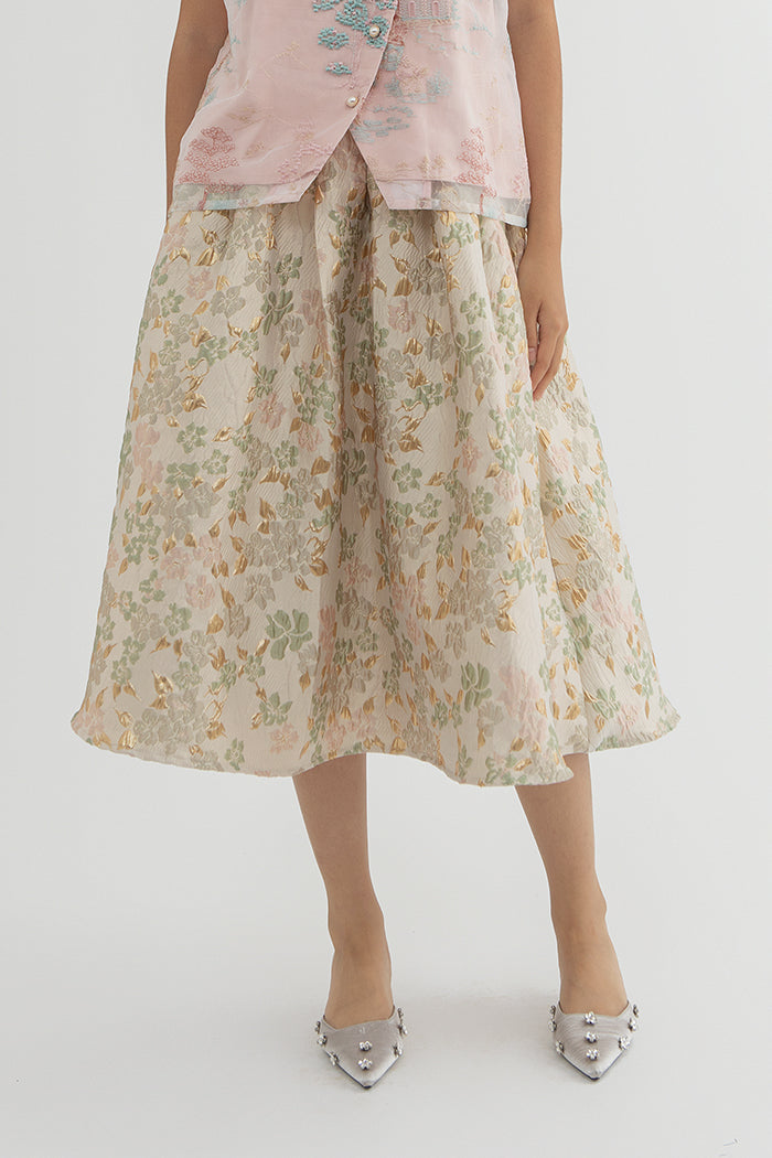 Beige Floral Lira