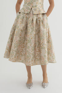 Beige Floral Lira
