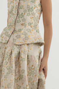 Beige Floral Lira