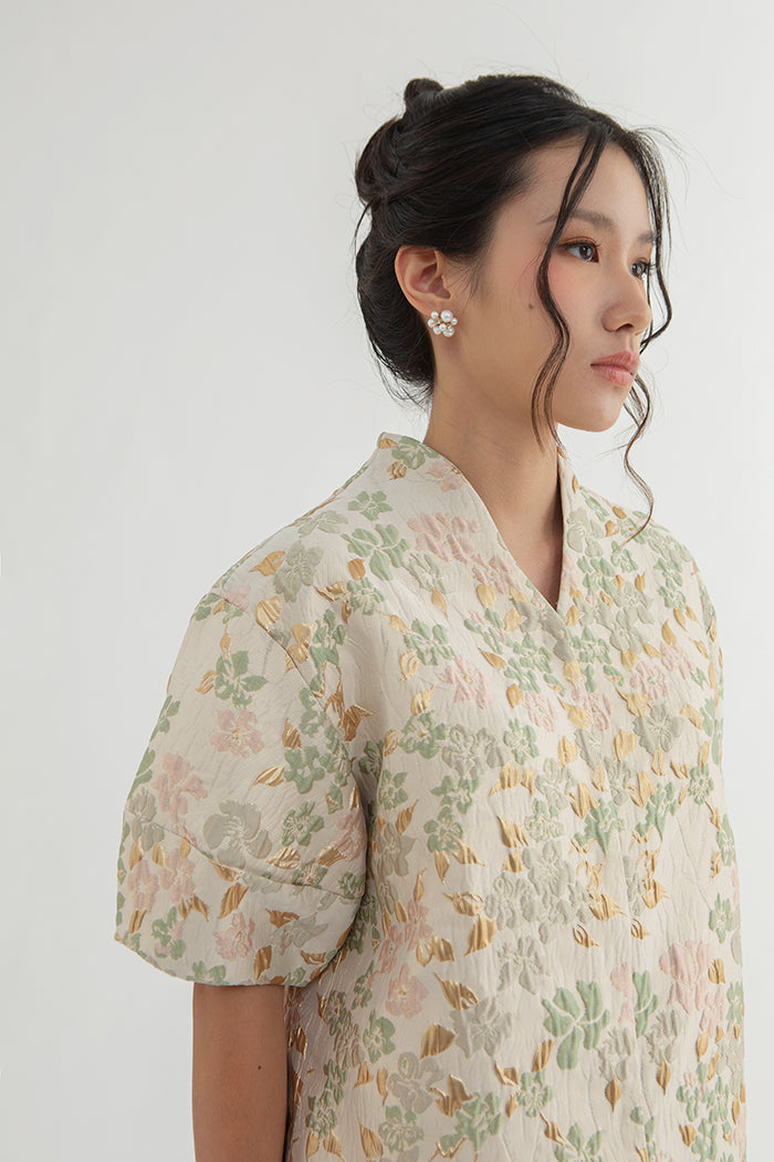 Beige Floral Rui