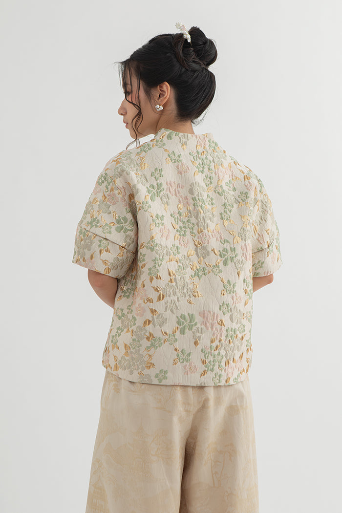 Beige Floral Rui