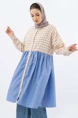 Defect Sale - Beige Gingham Emmeline