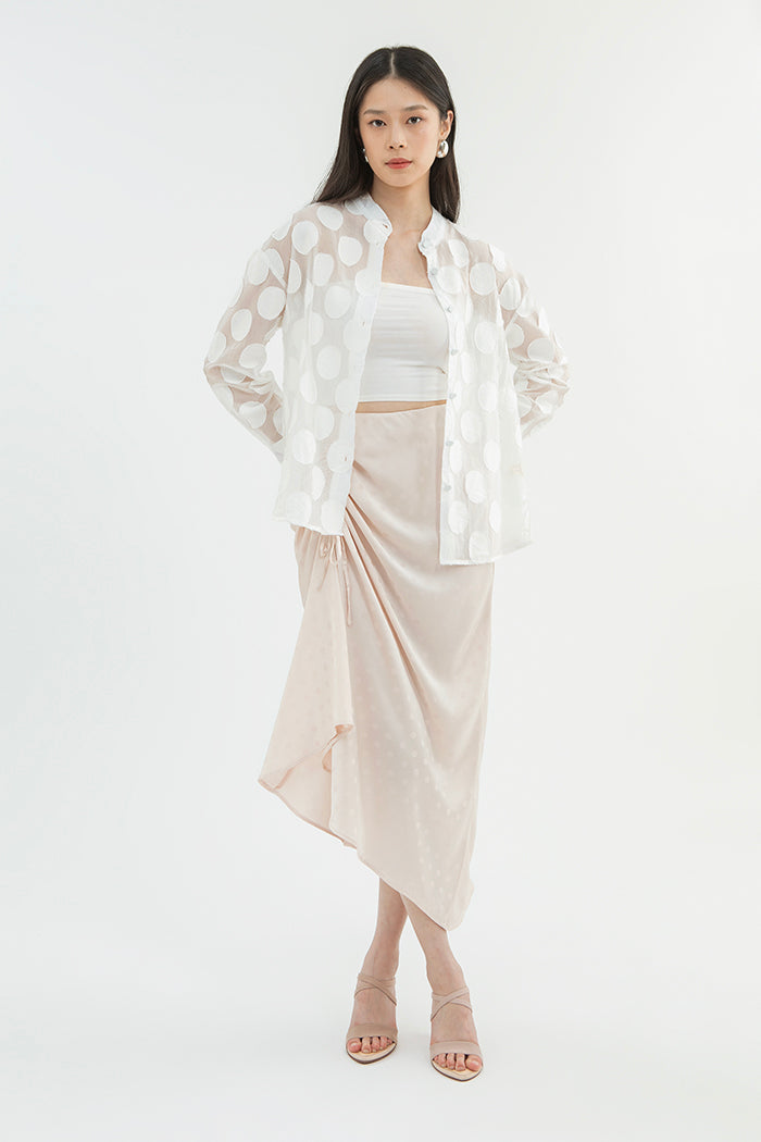 Beige Polka Garbo