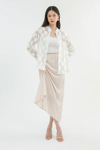 Beige Polka Garbo