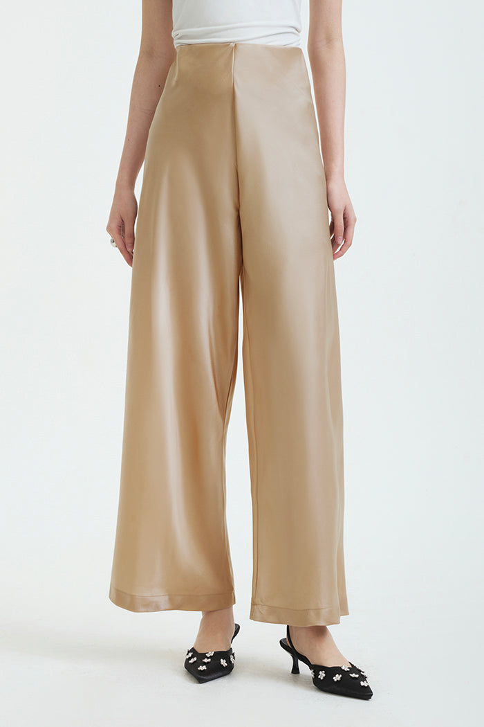 Beige Satin Pama