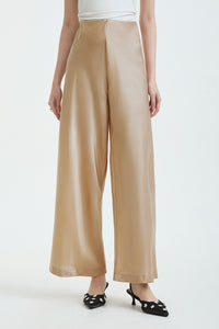 Beige Satin Pama