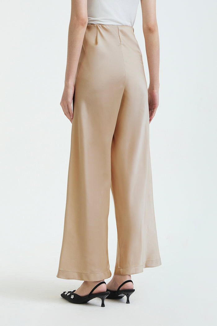 Beige Satin Pama