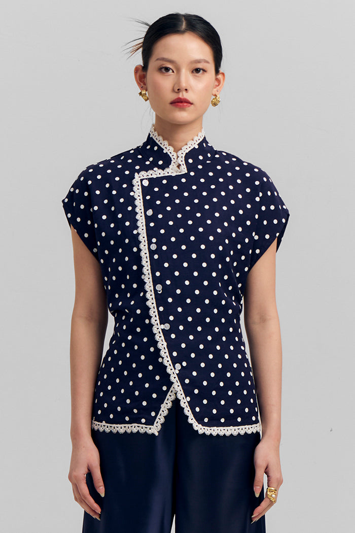 Betari Polka Biru Laut