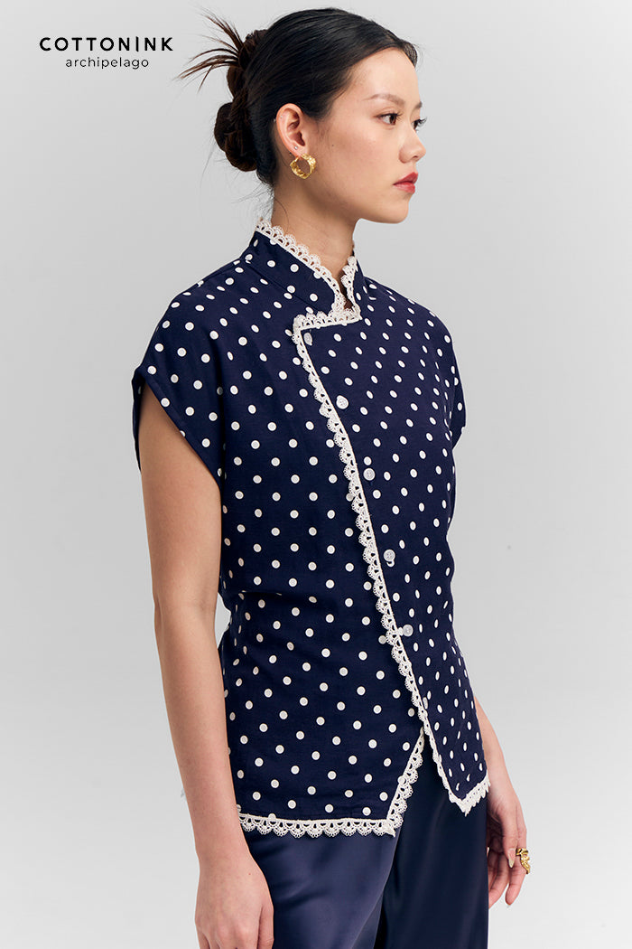 Betari Polka Biru Laut