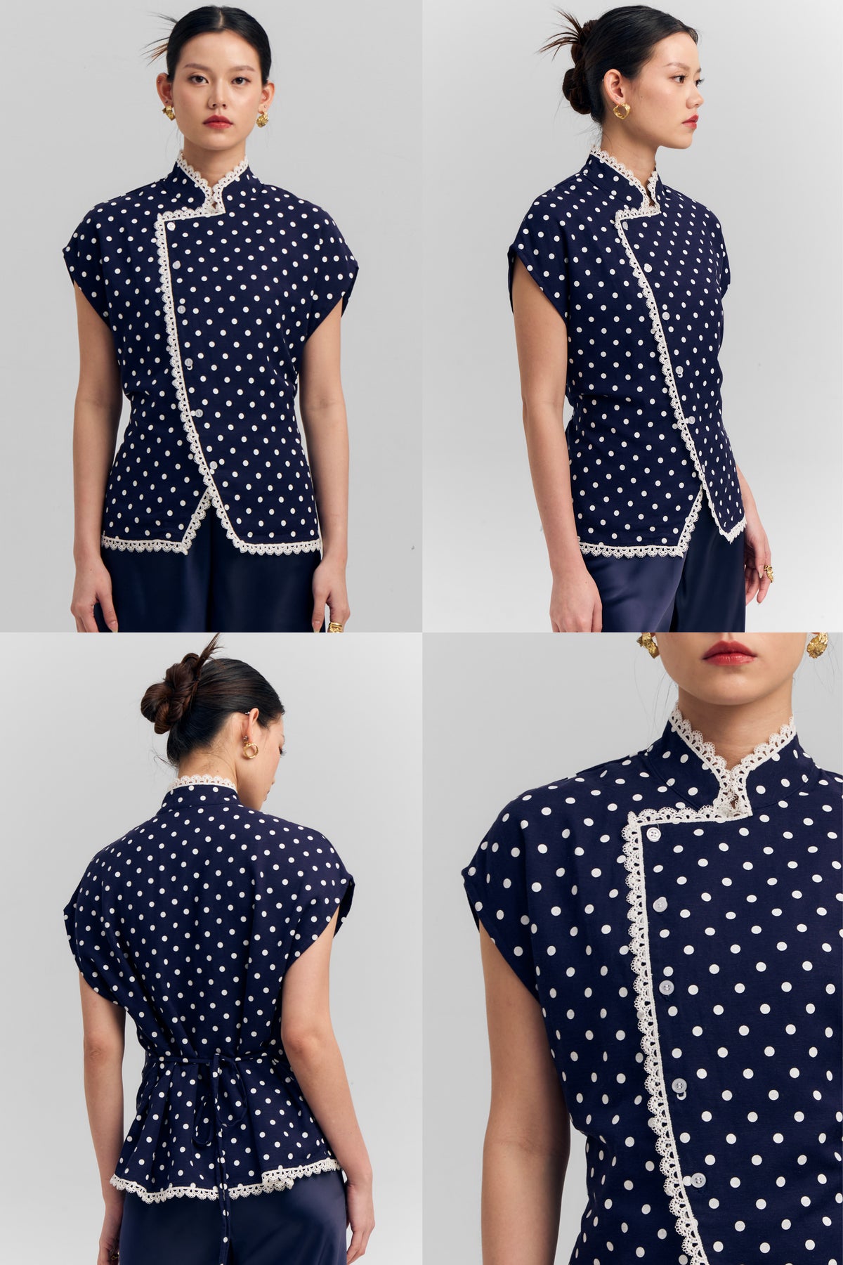 Betari Polka Biru Laut