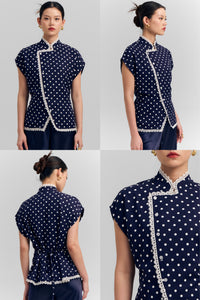 Betari Polka Biru Laut