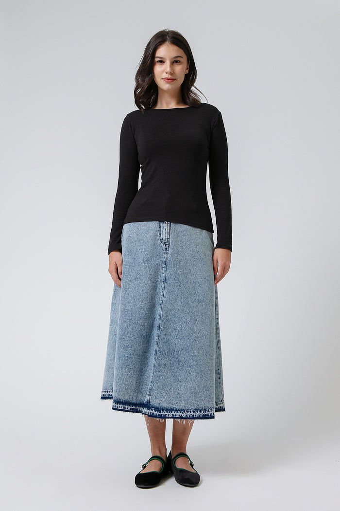 Black Slim Fit Tee - Defect Sale