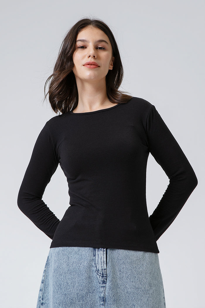 Black Slim Fit Tee - Defect Sale