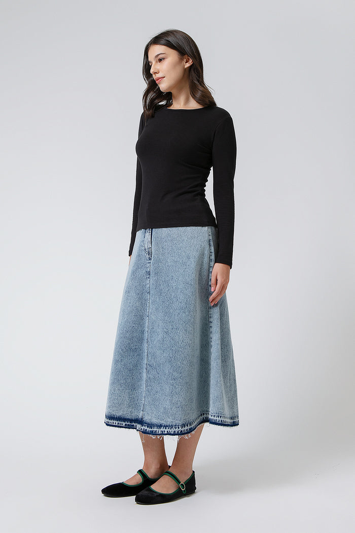 Black Slim Fit Tee - Defect Sale