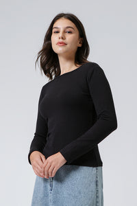Black Slim Fit Tee - Defect Sale