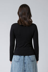Black Slim Fit Tee - Defect Sale