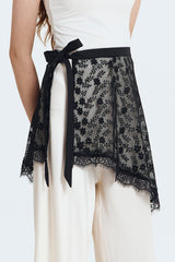 Black Bloom Lace Wisp