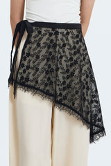 Black Floral Lace Wisp