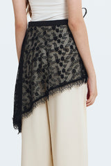 Black Floral Lace Wisp
