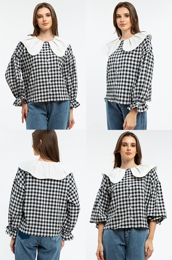 Defect Sale - Black Gingham Mosley