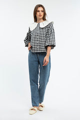 Defect Sale - Black Gingham Mosley