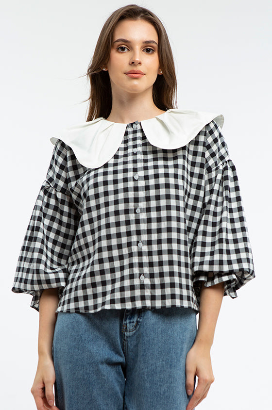 Defect Sale - Black Gingham Mosley