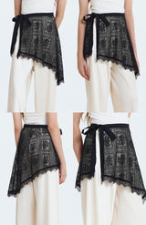 Black Lattice Lace Wisp