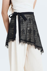 Black Lattice Lace Wisp