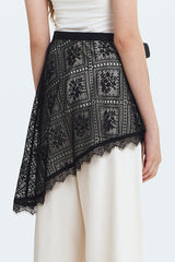 Black Lattice Lace Wisp