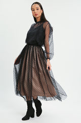 Defect Sale - Black Polka Nabiha