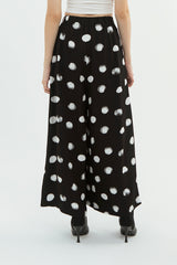 Black Polka Plume