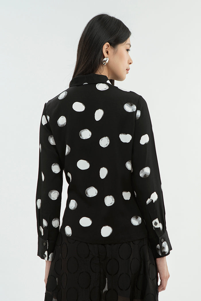 Black Polka Tarte