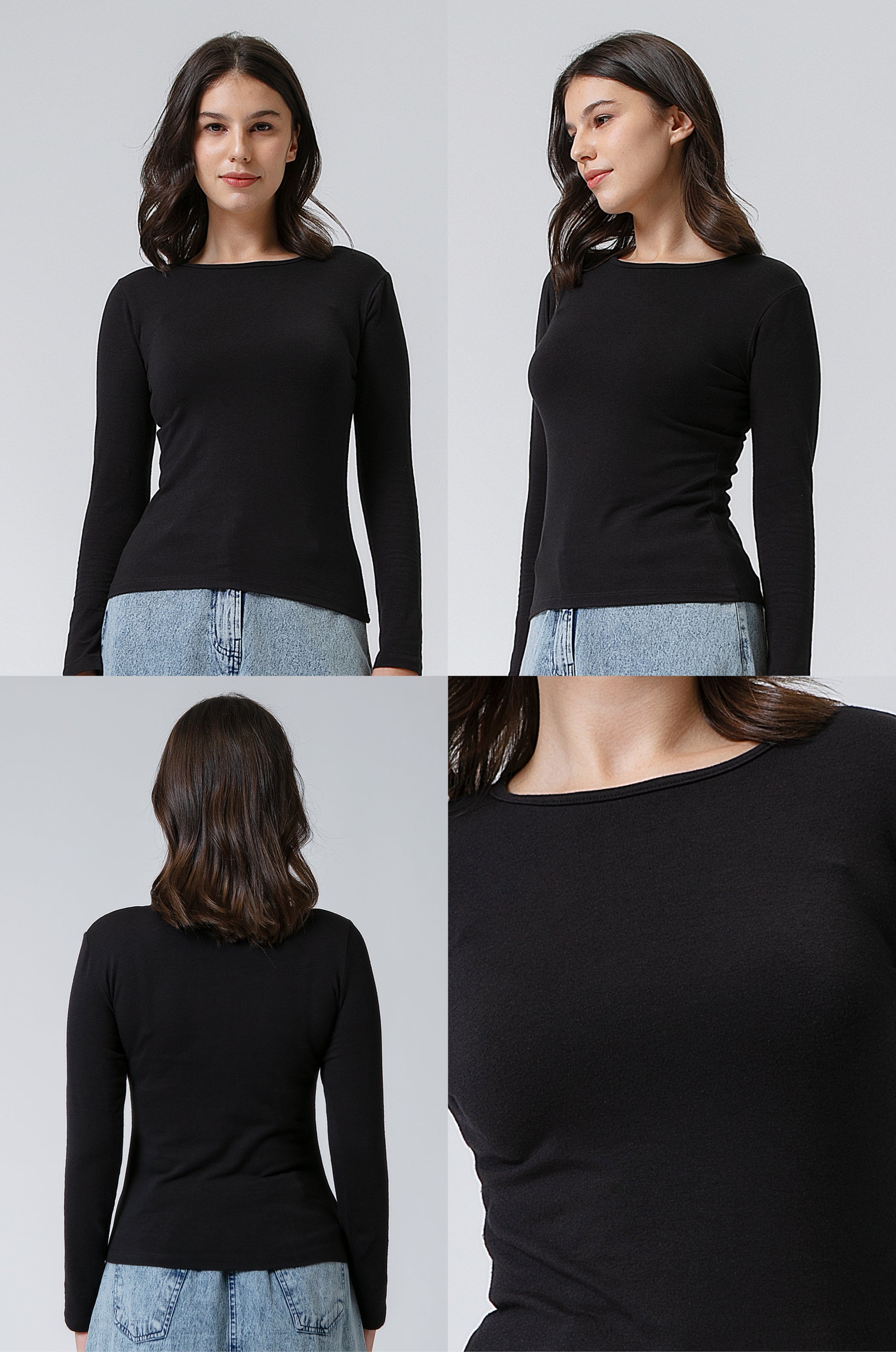 Black Slim Fit Tee - Defect Sale