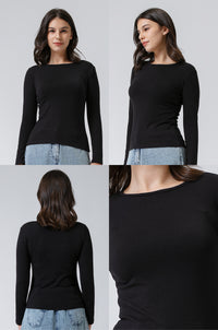 Black Slim Fit Tee - Defect Sale