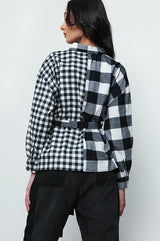 Defect Sale - Black Checks Najja