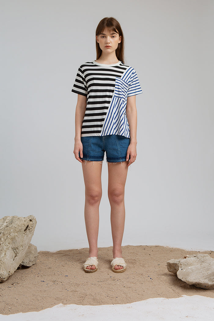 Black Striped Milena - Defect Sale