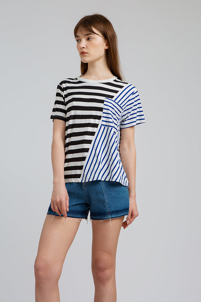 Black Striped Milena - Defect Sale