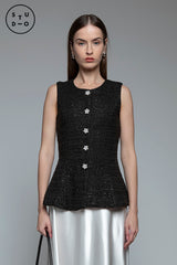 Black Tweed Bell A