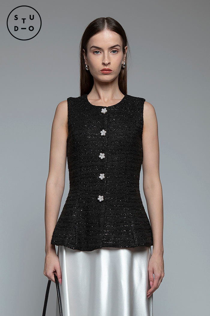 Black Tweed Bell A