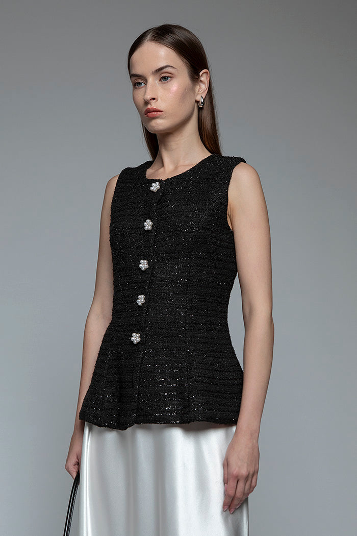 Black Tweed Bell A