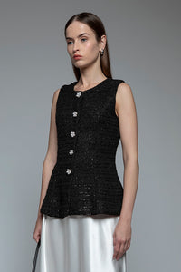 Black Tweed Bell A