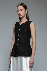 Black Tweed Bell A