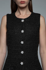 Black Tweed Bell A