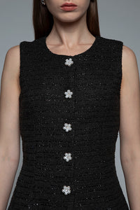 Black Tweed Bell A